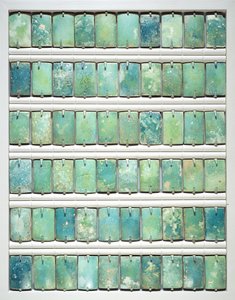 Fliesen, aus der Stufenpyramide von Djoser, Sakkara, Altes Reich, 2667-2648 v. Chr. von Egyptian 3rd Dynasty