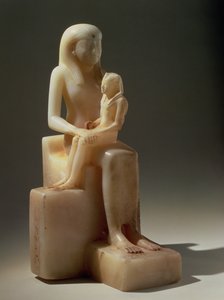 Pepi II und seine Mutter Königin Meryreankhnes, möglicherweise aus Saqqara, Altes Reich von Egyptian 6th Dynasty Egyptian 6th Dynasty