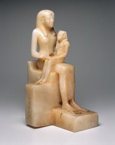 Pepi II. und seine Mutter Königin Meryreankhnes, möglicherweise aus Saqqara, Altes Reich (Kalkstein) von Egyptian 6th Dynasty Egyptian 6th Dynasty