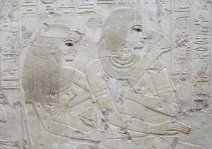 Amenhotep und seine Frau May, Grab von Ramose von Egyptian Egyptian
