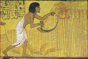 Altes Ägypten, Wandmalerei, Grab von Sennedjem, Grab der Noblen, Theben, Deir el Medina