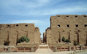 Ägyptische Antike: Blick auf den Tempel von Karnak. Ägypten von Egyptian Egyptian