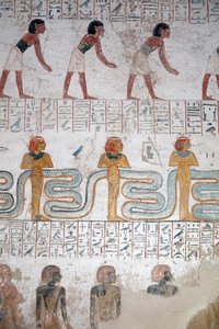 Nubische schwarze Sklaven, Grab von Ramses IX, Luxor