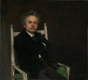 Porträt von Edvard Grieg 1843-1907, 1891