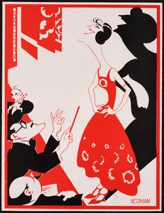 Karikatur der englischen Schauspielerin Gracie Fields, von Einar Nerman (1888-1983), aus The Tatler, Nr. 1411, 11. Juli von Einar Nerman