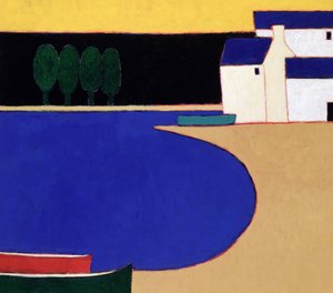 Bucht bei Ste. Marie, Bretagne, 2004 von Eithne Contemporary Artist Donne