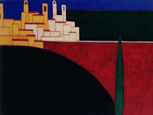San Gimignano, 1999 von Eithne Contemporary Artist Donne