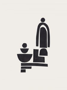Abstrakte Gestapelte Figuren