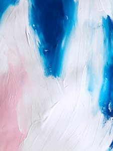 Flüssiges Blau-Pink Abstrakt