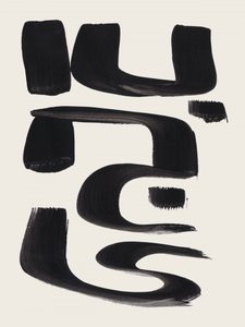 Minimalistische schwarze Gesten von Ejaaz Haniff