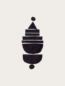 Minimalistischer geometrischer Stapel