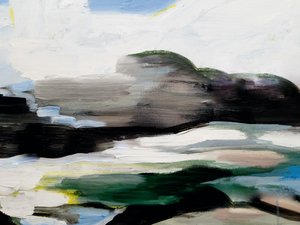 Stimmungsvolle Abstrakte Landschaft von Ejaaz Haniff