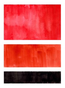 Rot Orange Schwarz Waschungen
