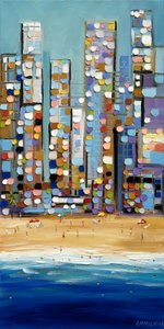 Bunte Stadtstrand