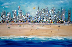 Lebendiger Stadtstrand