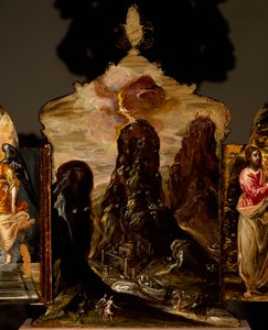 Berg Sinai, tragbarer Triptychon-Altar