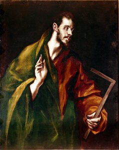Apostolat der Kathedrale von Toledo: Der Apostel Thomas von El Greco