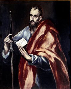 Apostolat der Kathedrale von Toledo: Der Apostel Paulus. Gemälde von Domenikos Theotokopoulos genannt El Greco (1540-1614)