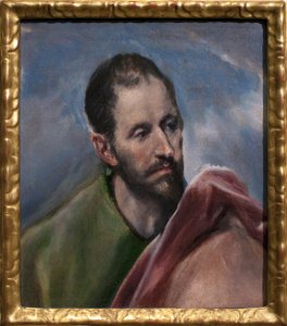 Studie für einen Männerkopf. Heiliger Jakobus der Jüngere von El Greco