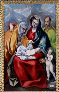 Die Heilige Familie mit St. Anna, St. Joseph und dem Kind Johannes dem Täufer