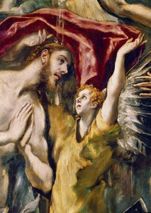 Die Taufe Christi (Detail) von El Greco