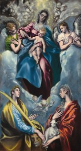 Madonna mit Kind und den Heiligen Martina und Agnes, 1597-1599