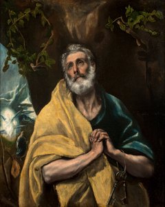 Der heilige Petrus in Tränen von El Greco