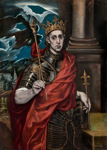St. Ludwig, König von Frankreich von El Greco
