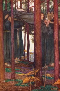 Illustration für The Gathering of Brother Hilarius von Michael Fairless