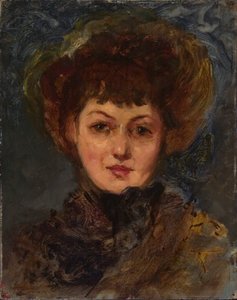 Porträt von Mrs. John Gellatly, 1890-1897 von Eleanor Greatorex