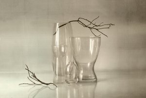 Serenes Glas-Stillleben
