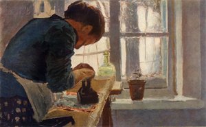 Die Wäscherin, spätes 19. Jahrhundert, 1965 von Elena Dmitrievna Polenova
