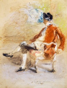 Figur im Kostüm des 18. Jahrhunderts, ca. 1890 von Eleuterio Pagliano