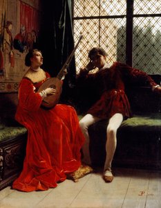 Die Laute, von Eleuterio Pagliano