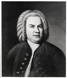 Porträt von Johann Sebastian Bach, deutscher Komponist von Elias Gottleib Haussmann