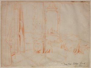 Hans Excellence Graf Creutzes (?) Salon in Paris von Elias Martin