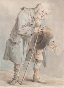 Bettelnder alter Mann von Elias Martin