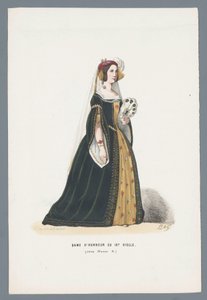 Hofdame des 16. Jahrhunderts (unter Heinrich II.) von Elias Spanier