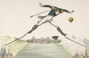 Von oben nach unten, oder Ursache und Wirkung Du haut en bas...ou les causes et les effets, April 1814