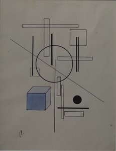 Komposition, 1920 von Eliezer Markowich Lissitzky