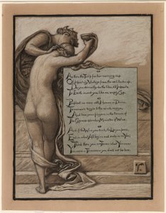 (Illustration für Rubáiyát von Omar Khayyám) Der Becher der Liebe