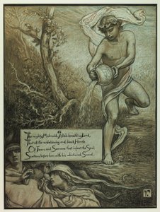 (Illustration für Rubáiyát von Omar Khayyám) Der mächtige Mahmud