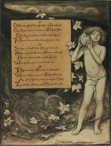 (Illustration für Rubáiyát von Omar Khayyám) Die Gegenwart hört die Stimmen der Vergangenheit