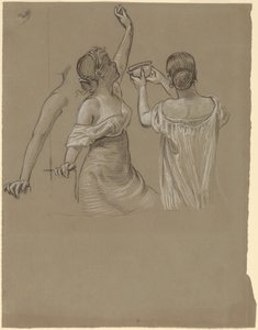 Dionysische Feiernde, Mitte bis Ende des 19. Jahrhunderts
