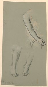 Zeichnung, Figurdarstellungen, ca. 1885 von Elihu Vedder