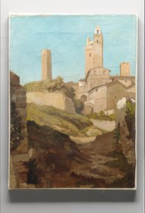San Gimignano von Elihu Vedder