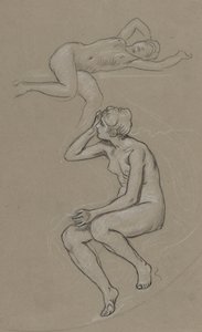 Studien für die Figur des Frühlings