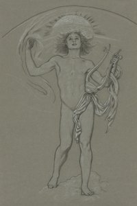 Studie für Apollo von Elihu Vedder