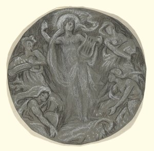Studie für den Mittelkreis der Huntington-Decke: Apollo und Begleiter