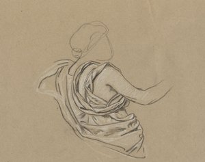Studie für die Figur des Herbstes